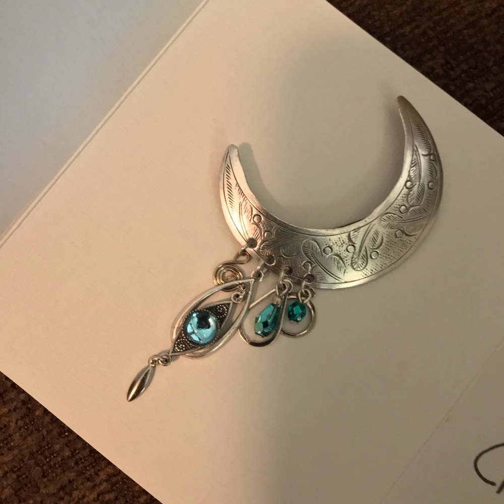 Crescent Moon Pin